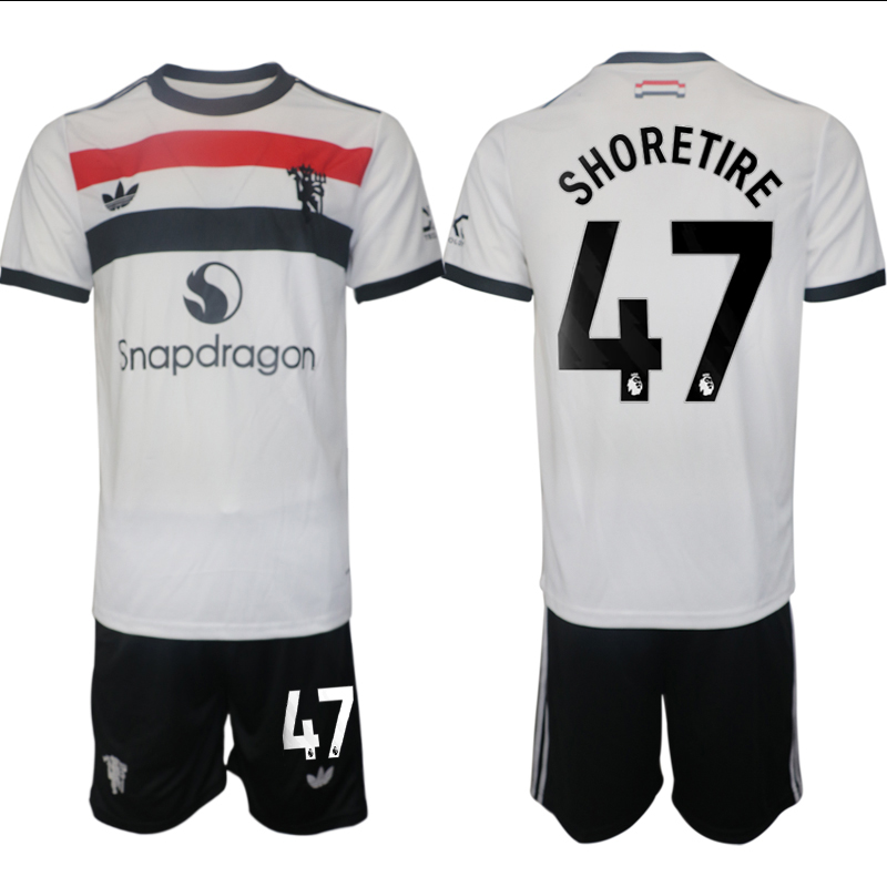 Men 2024-2025 Club Manchester United away white #47 Soccer Jersey->indianapolis colts->NFL Jersey